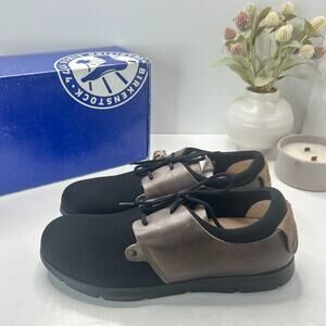 Birkenstock Minot Leather/Textile Sneaker Black/Brown Narrow Fit Men 12/EU43